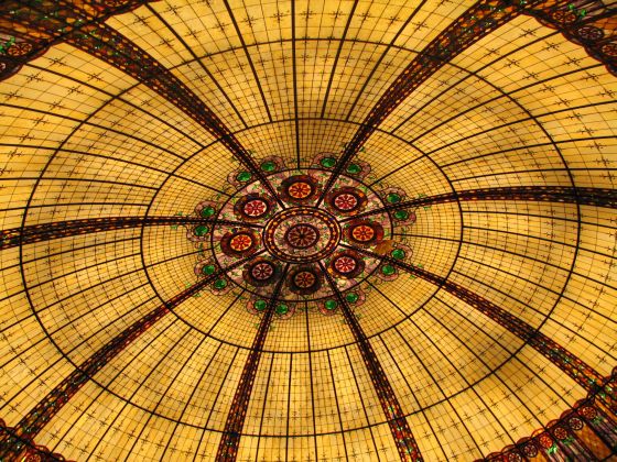 stained glass dome